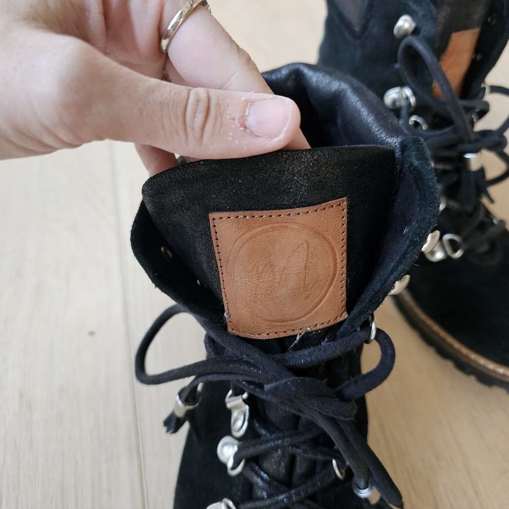 Free People x Coconuts Matisse Lug Sole Hiker Citywalk Lace Up Boots - Picture 6 of 10